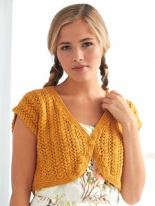 Cable Lace Bolero