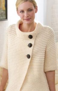 Knit Ribbed Cardigan