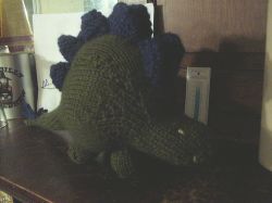 Knitted Stegosaurus