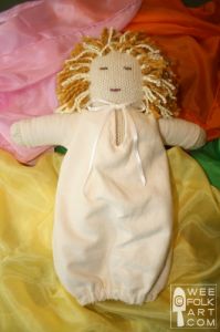 Wee Folk Art Baby Doll in the Round