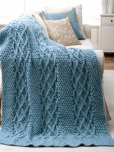 Cushy Cables Afghan