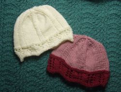 Lace Edged Chemo Caps
