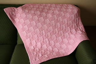Crochet basket weave baby blanket sales
