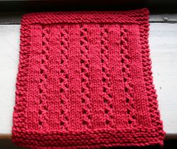 Christmas Lace Dishcloth