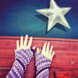 Triangulation Wrist Warmers