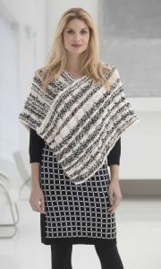 Newsprint Poncho