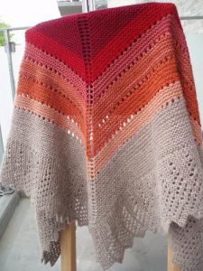 Transition Stash-Buster Shawl