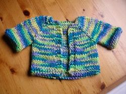 Chunky Alpaca Baby Jacket 