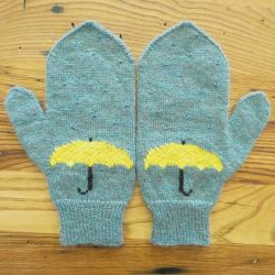 April Showers Mittens 