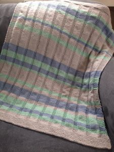 Simple Striped Baby Blanket