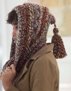 Tasseled Hooded Cowl