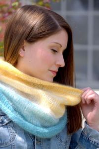 Gradation Knitting Cowl 