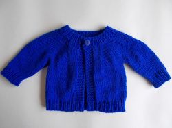 Knitting Patterns Galore - Perfect Baby Boy or Girl Top Down DK Jacket