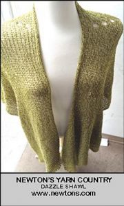 Dazzle Mitered Asymmetrical Shawl 