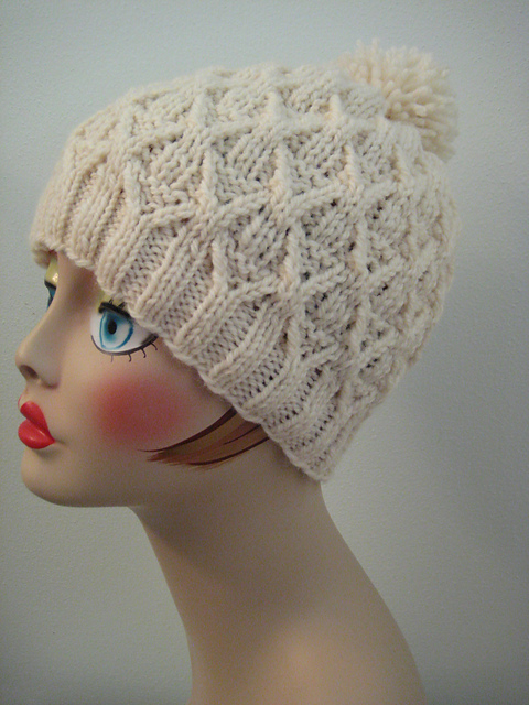 Knitting Patterns Galore Wickerwork Hat