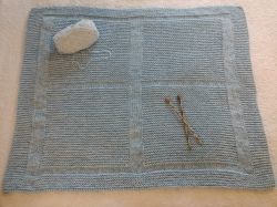 Garter Panels Baby Blanket