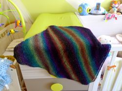 Sock Yarn Baby Blanket