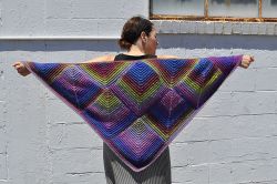 Mitered Diamond Shawl 