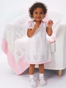 Tulip Lace Dress with Blanket