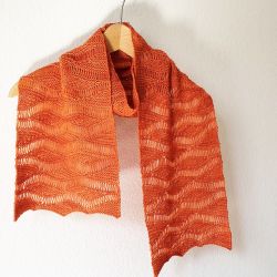 Wellengang Short Row Scarf