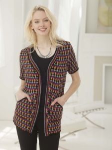 Shimmer Nights Slip Stitch Cardigan