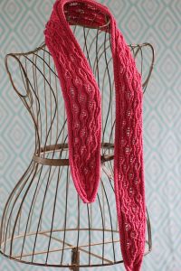 Vertical Drop-Stitch Scarf