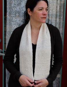 Pearly Rib Scarf