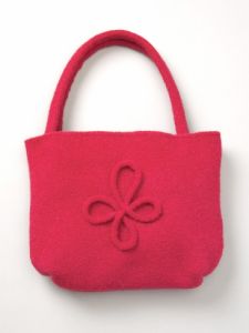 Felted Bag with Motif