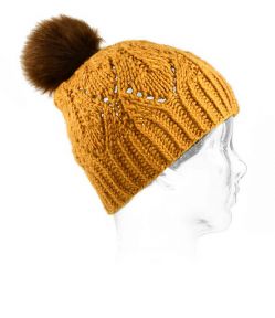 Chunky Lace Beanie