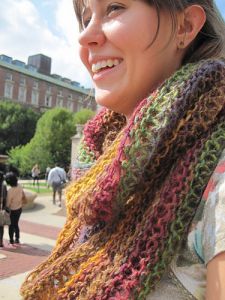 Cozy Colors Slip-stitch Scarf