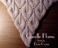 Candle Flame Shawl