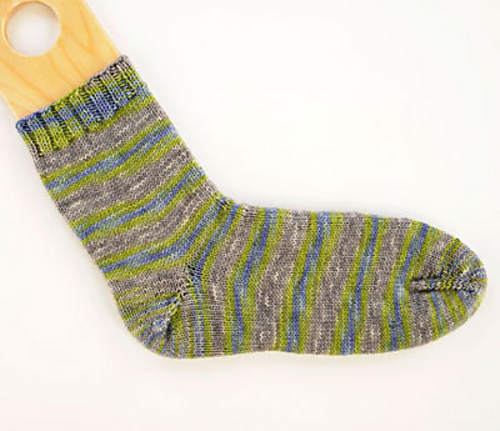 Knitting Patterns Galore Basic ToeUp Sock