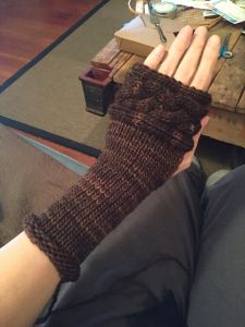 Cabled Armwarmers