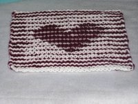 Heart Illusion Dishcloth