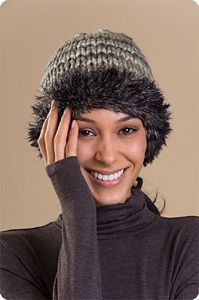 Fur-Brim Hat