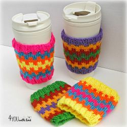 Colorful Coffee Cozies