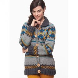 Cowichan Style Raglan Cardigan