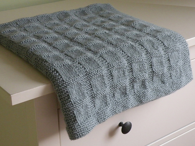 Download Knitting Patterns Galore - Simple Blocks Baby Blanket