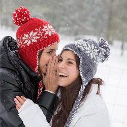 Snowflake Stranded Hats