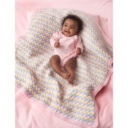 Tri-Color Baby Blanket