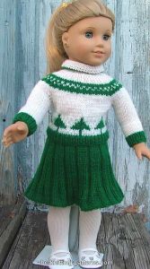 American Girl Doll Pleated Skirt