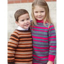 Top Down Super Stripes Sweater