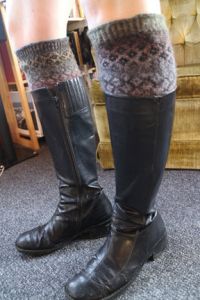 Fair Isle Boot Toppers