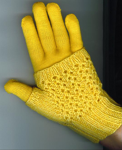 Fingerless gloves patterns to knit free easy