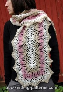 Rose Garden Lace Scarf