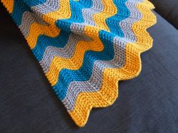 Cuddly Chevron Baby Blanket