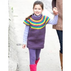 Striped Yoke Pullover