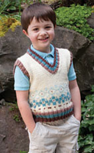 fair isle vest pattern free