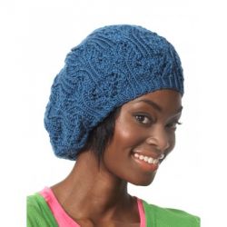 Slouchy Lace Beret