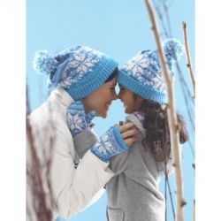 Snowflake Hat and Mittens